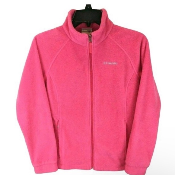 Columbia Jackets & Blazers - Columbia Bright Pink Fleece Jacket